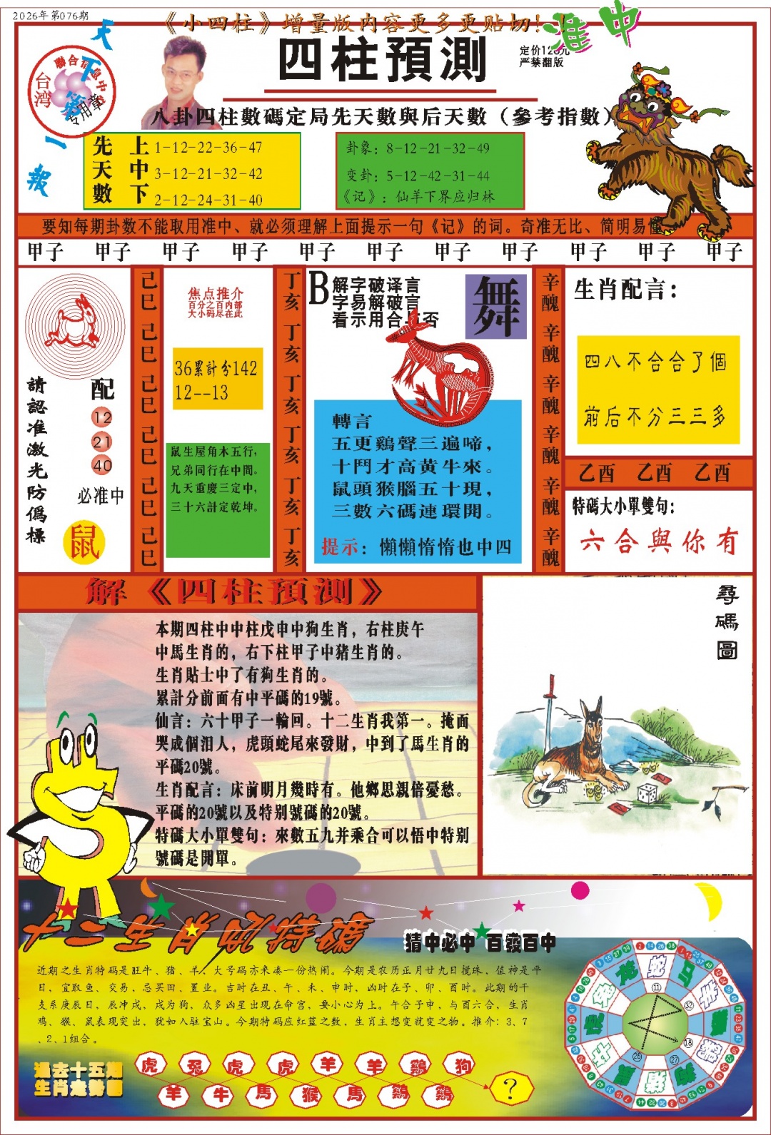 076期(新版)四柱预测A[图]